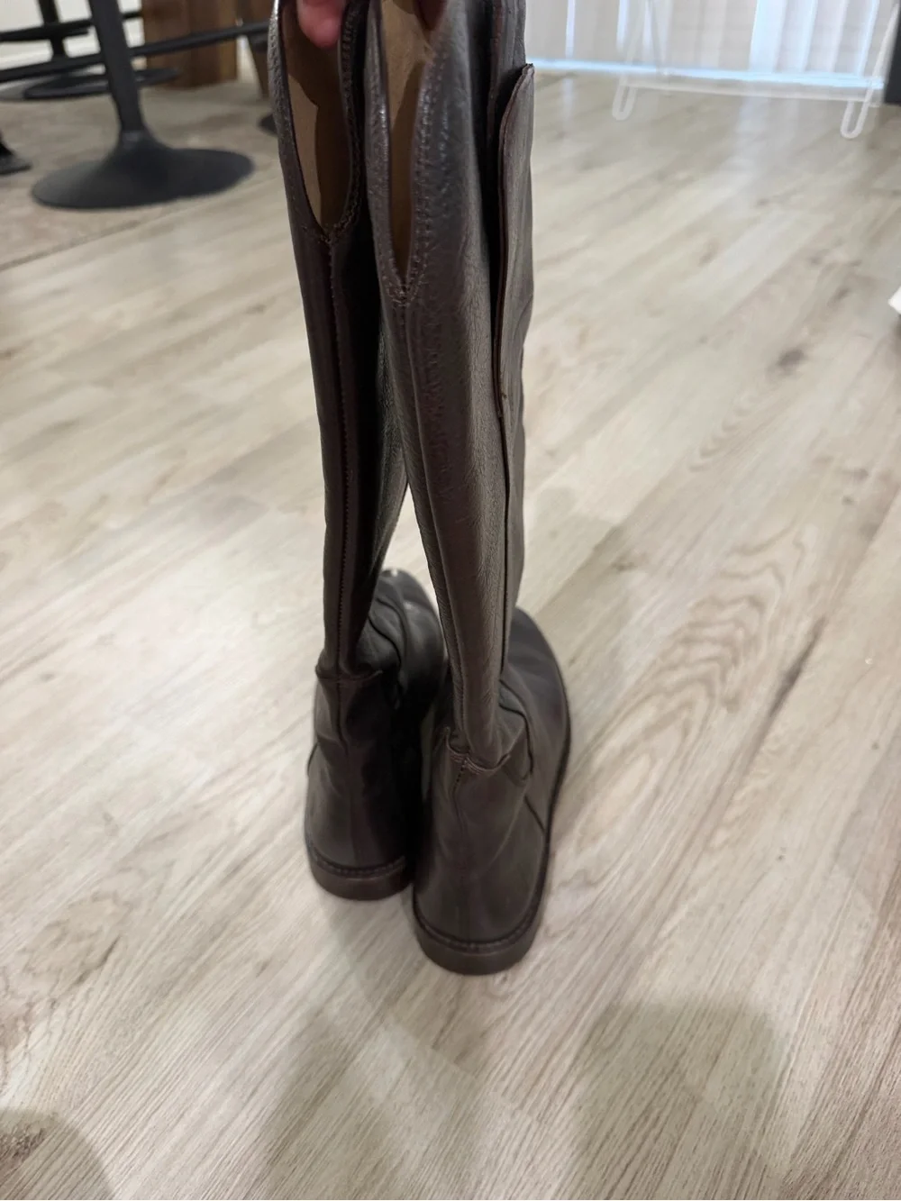 Frye Women's Over-the-Knee Leather Boots - Dark Brown